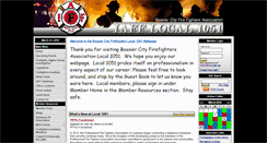 Desktop Screenshot of bossiercityfirefighters.com